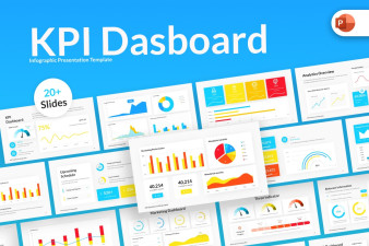 KPI Dashboard Infographic PowerPoint Template